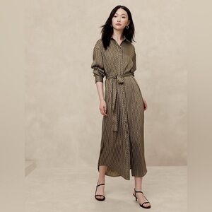 NWT Banana Republic Maxi Shirt Dress